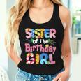 Sister Of The Birthday Girl Hawaii Family Party Decor Women Tank Top Gifts for Her