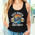 Slope Down Beer High Skier Skiing Winter Holiday Tank Top Frauen Geschenke für Sie