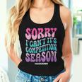 Sorry I Can't It's Competition Season Retro Cheer Mom Life Women Tank Top Gifts for Her