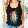 Surfer Women's Colourful Watercolour Surfing Tank Top Frauen Geschenke für Sie