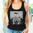 UFO Raccoon Unisex Tank Top - Alien Theme for Men, Women, Kids Gifts for Her