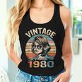 Vintage 1980 45 Años Cumpleaños Regalo Made In 1980 Camiseta sin mangas para mujer Regalos para ella