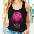 Vintage Pink Basketball Desgin For Girl Women Tank Top Gifts for Her