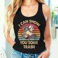 Vintage Raccoon Tank Top for Women - Rustic Trash Chic Gifts for Her