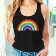 Vintage Rainbow With Beautiful Colourful Colours Love Peace Tank Top Frauen Geschenke für Sie