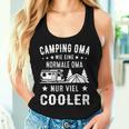 Women's Camping Grandma Wie Eine Normal Oma Nuriel Cooler Tank Top Frauen Geschenke für Sie