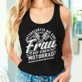 Women's Cool Motorcyclist Hot Biker Saying Motorcycle Ladies Tank Top Frauen Geschenke für Sie