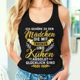 Women's Farmer Farmer Saying Tractor And Cows Girls Tank Top Frauen Geschenke für Sie