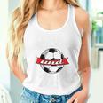 Children's Little Sister Biggest Fan Football Brother Sister Tank Top Frauen Geschenke für Sie