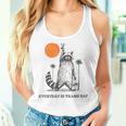 Everyday Is Trash Day Retro 90s Sunset Raccoon Trash Panda Women Tank Top Gifts for Her