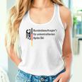 German Federal Commissioner For Uncontrolled Après Ski Holiday Tank Top Frauen Geschenke für Sie