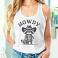 Howdy Cowboy Raccoon Tank Top for Men & Women - Fun Animal Theme Gifts for Her