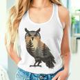 Owl Hunting Hiking Outdoor Camping Forest Owl Women Tank Top Gifts for Her