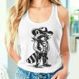 Raccoon Cowboy Western Tank Top - Unisex Country Style Gifts for Her