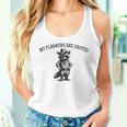 Raccoon Cowboy Women's Tank Top – Quirky Western Fun Gifts for Her
