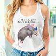 Raccoon 'Trash Panda' Women's Tank Top | Fairy Godpossum Fun Gifts for Her
