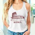 Roma Italia Coliseo Romano Ilustraciónintage Camiseta sin mangas para mujer Regalos para ella