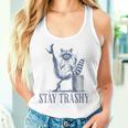 Stay Trashy Raccoon Halloween Tank Top | Women's Festive Apparel Gifts for Her
