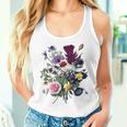 Vintage Botanische Blume Wildflower Garden Botanics Tank Top Frauen Geschenke für Sie