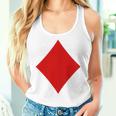 Women's Card Game Costume Playing Card Checked Fancy Dress & Carnival Tank Top Frauen Geschenke für Sie