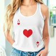 Women's Heart Ass Costume Playing Card Game Poker Skat Carnival Tank Top Frauen Geschenke für Sie