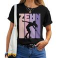 10Th Birthday Skater 10 Years Inline Skater Girls T-shirt Frauen