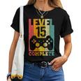 15Th Birthday Boy Girl Level 15 Years 2008 T-shirt Frauen