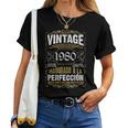45 Cumpleaños 45 Años Hombre Intage 1980 Regalo Camiseta de mujer