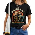 47Th Birthday Original Womenintage 1977 T-shirt Frauen