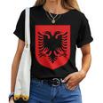 Albania Flag Alban Kosovo Albanian Shqiptar T-shirt Frauen