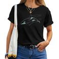 Ballena Orca Cuello Camiseta de mujer
