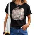 Baseball Aunt Leopard Softball Auntie Mother's Day Women T-shirt