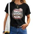 Baseball Mimi Bandana Leopard Fans Mother's Day Women T-shirt