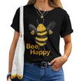 Bee Happy Honey Bee Beekeeping T-shirt Frauen