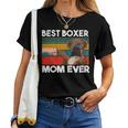 Best Boxer Mom Ever Best Dogs Mum Día De La Madre Camiseta de mujer