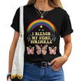 I Bleach My Stink Wrinkle Sarcastic Gag Adult Humour Women T-shirt