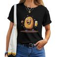 Cool Potato With Beer In Hand Costume T-shirt Frauen