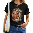 Crâne En Sucre Pour Et Homme Dia De Muertos Catrina Jour Des Morts T-shirt femme