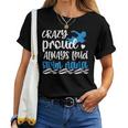 Crazy Proud Swim Nana Of A Swimmer Nana Grandma Women T-shirt