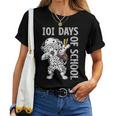 Dabbing 100 Days School Dalmatian Student Or Teacher Boy Kid Women T-shirt