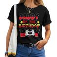 Dad And Mom Daddy Of The Birthday Boy Family Party Decor Women T-shirt