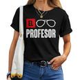 El Professor Money Costume Work Glasses Teacher's T-shirt Frauen