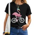 Flamingo Bicycle Bike Flamingo T-shirt Frauen