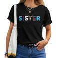 Frozen Dad And Mom Birthday Sister Family Party Snowman Women T-shirt