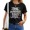 100 Days Of School Matching Studen And Teacher Women T-shirt