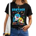Brother Of The Birthday Family Shark Birthday Boy Girl Women T-shirt