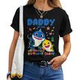 Daddy Of The Birthday Family Shark Birthday Boy Girl Women T-shirt