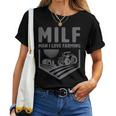 Farm Dad Joke Farmer Mom Man I Love Farming Women T-shirt