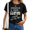 Fishing Fishing And Beer For Fisherman T-shirt Frauen