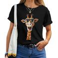 Giraffe Mit Sonnenbrille Afrika Safari Wildnis Süße Giraffen T-shirt Frauen